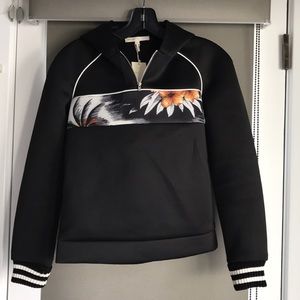 - Maje neoprene palm 🌅 hoodie, 1